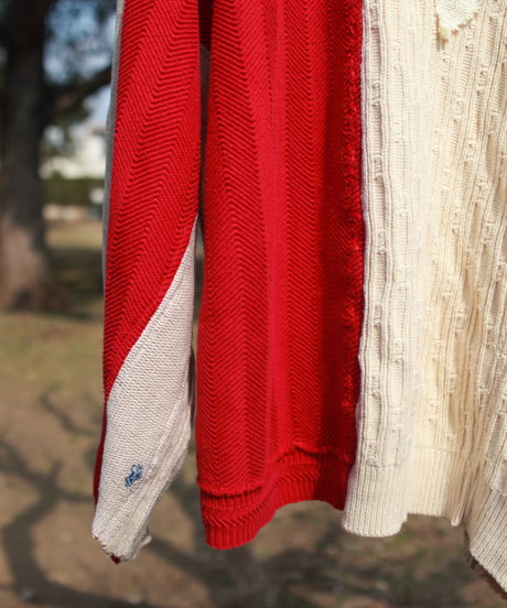 "捻くれすぎて素直だった"  It was too twisted and straightforward knit, Rebuild by vintages