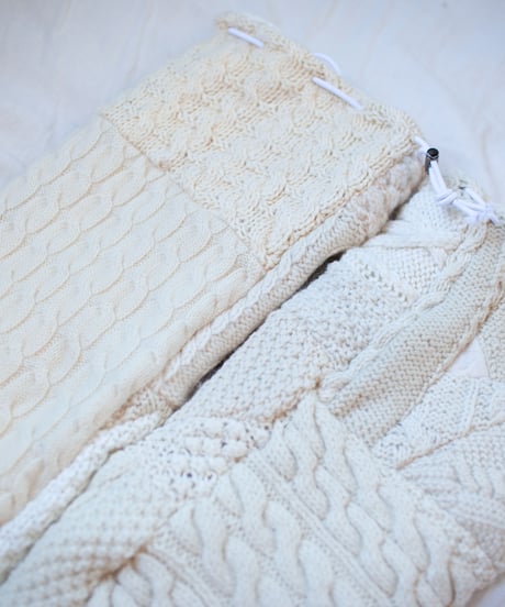 "つぎはぎのアームニット／レッグウォーマー 第四十八色" Arm Knit/Leg Warmers, Rebuild by vintagess
