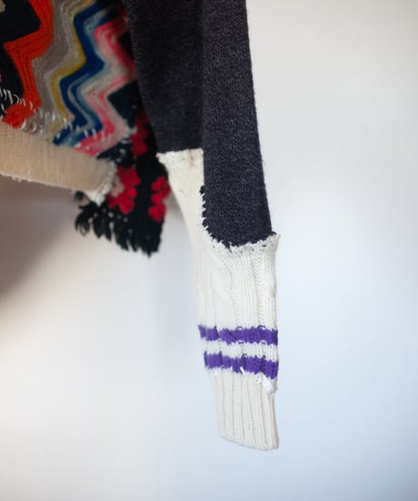 "愛おしい不自由" lovely inconvenience knit, Rebuild by vintages