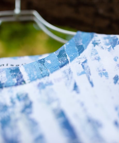 "青の色彩記録 第十三色" Blue color record T-shirt
