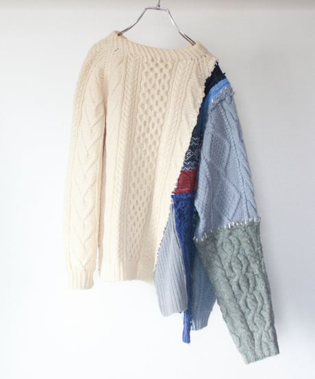 "冬の女神" goddess of winter knit, Rebuild by vintages