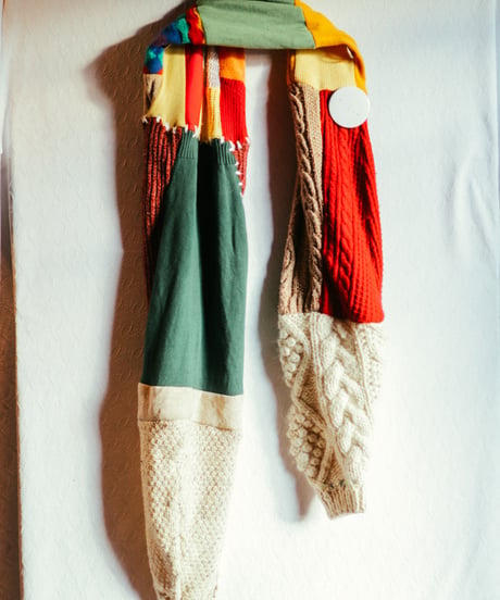 "セネシオ" Vintage knit Rebuild Muffler by Senecio of Klee