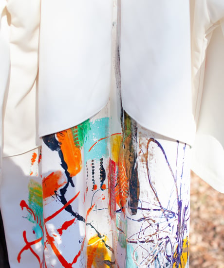 《0＜nisai+α≦Y》 metal hook paint coat / Dreamy white