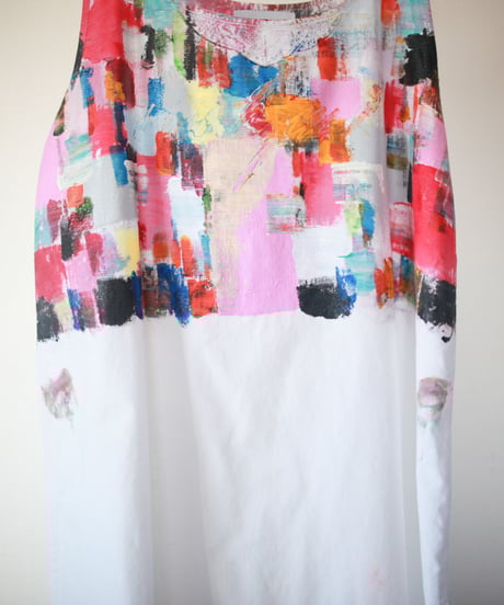 "計画" PLAN, Hand-painted based on French One-piece