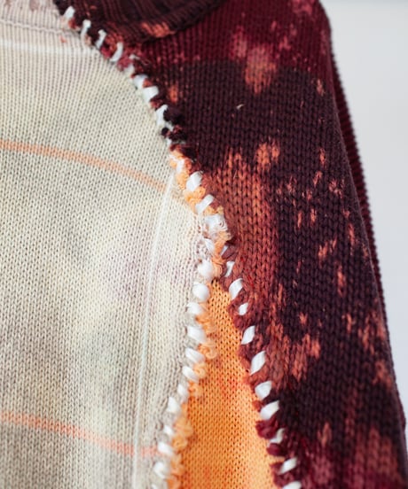"水月鏡花" Flower knit that you can see but you can't get, Rebuild by vintages