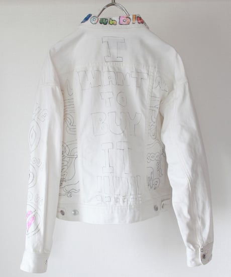"あそびを抱きしめるためのデニムジャケット" Denim jacket for hugging "play", Based on vintage