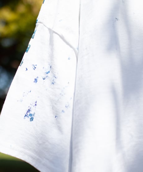 "青の色彩記録 第一色" Blue color record T-shirt