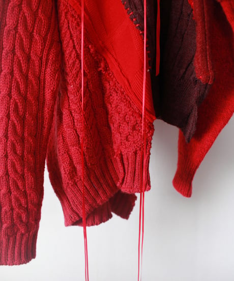 "ガールフレンド・ウィズ・デートコース・ニット" Girlfriend with Date course knit, Rebuild by vintages
