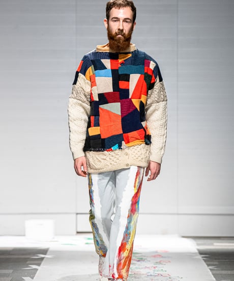 "パウル・クレーに敬愛を込めて pt.2" Rebuild Knit inspired by Paul Klee pt.2