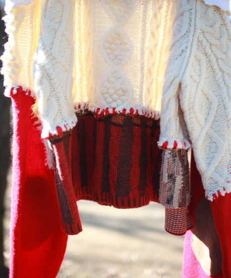 "乙女の静脈" maiden vein knit, Rebuild by vintages