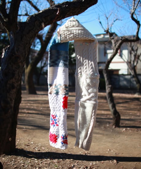 "夢に抱かれる彼女のマフラー" Her muffler embraced by color, Rebuild by vintages