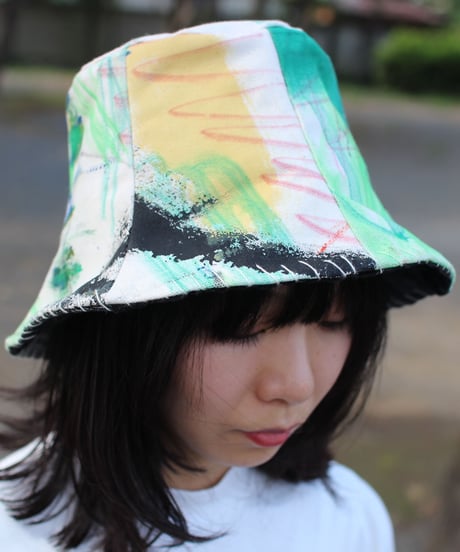 【nisai × daisuke kondo】”遊びと色の果て” After Painting Play Hat / 002