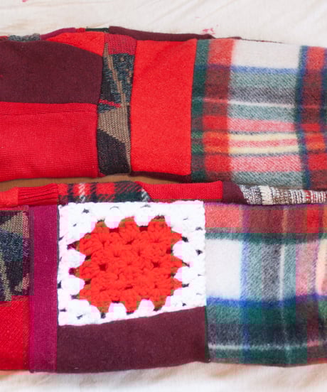 "つぎはぎのアームニット／レッグウォーマー 第五十四色" Arm Knit/Leg Warmers, Rebuild by vintages