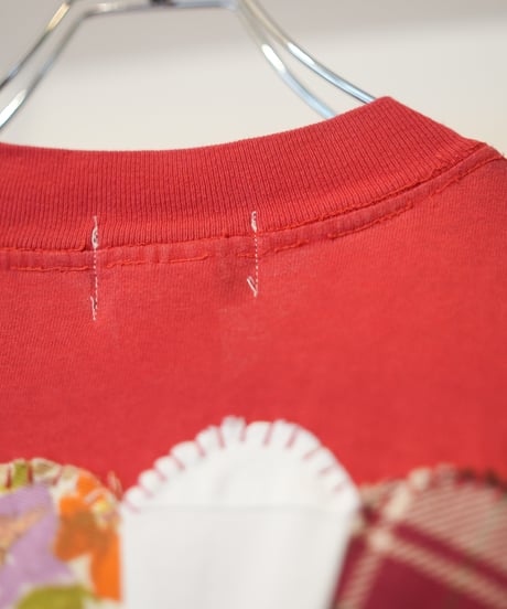 "私だけの花のロンT / 第十四色" my own flower longlong-sleeved T-shirt, Rebuild by vintages