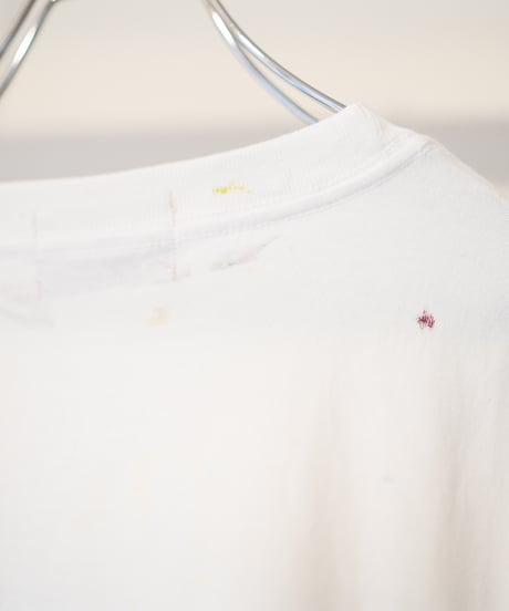 "色彩手刷りのロンT 2024年版 第一色" T-shirt with hand-printed colors