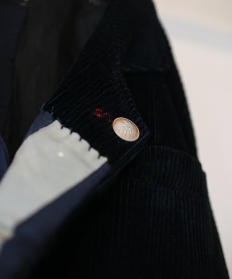 "抱きしめるおおきな黒" Embracing black Coat, Rebuild by vintages