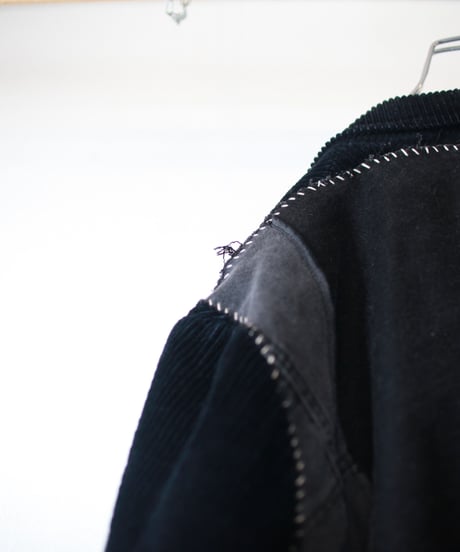 "抱きしめるおおきな黒" Embracing black Coat, Rebuild by vintages