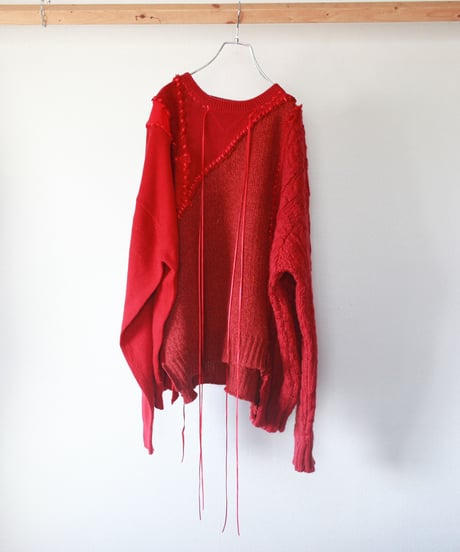 "ボーイフレンド・ウィズ・デートコース・ニット" Boyfriend with Date course knit, Rebuild by vintages