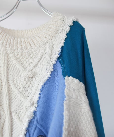 "光の愛" Love of light knit, Rebuild by vintages
