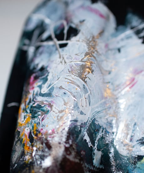 《0＜nisai+α≦Y》 riri zip painted coat / formed black