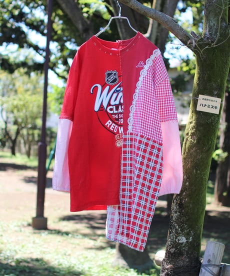 "赤い花へ" For Certain Red Flower pull-over, rebuild by vintages