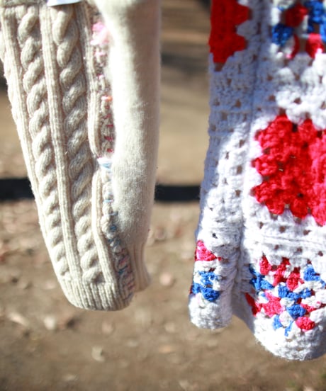 "夢に抱かれる彼女のマフラー" Her muffler embraced by color, Rebuild by vintages