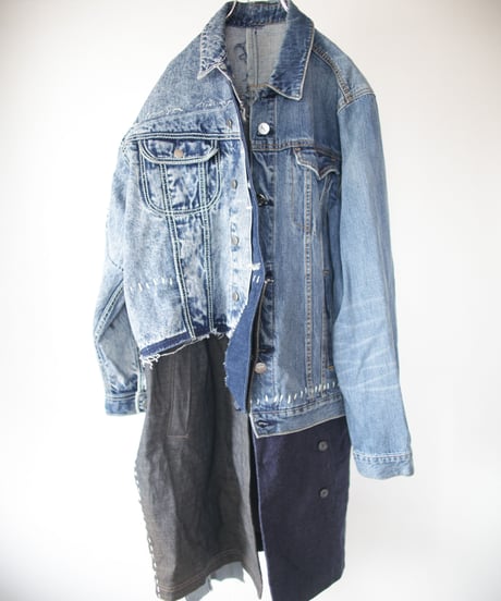 "遊装（遊びに出かける為のデニムコート）" Play clothes (denim coat for going out to play) , rebuild by vintages