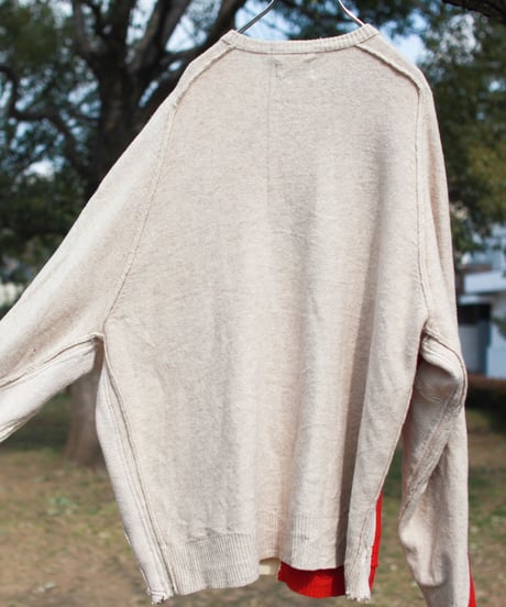 "捻くれすぎて素直だった"  It was too twisted and straightforward knit, Rebuild by vintages