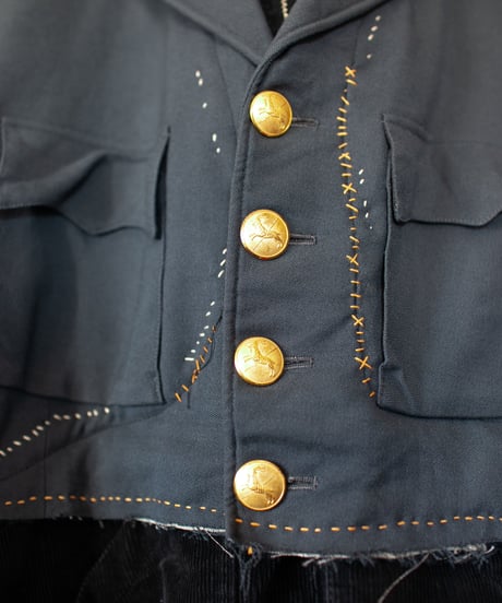 "非戦のミリタリージャケット" no war military jacket, Rebuild by vintages