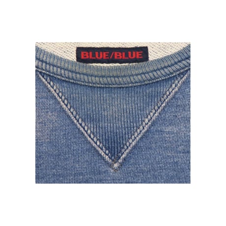 BLUE BLUE(ブルーブルー) ユーズド加工スウェット