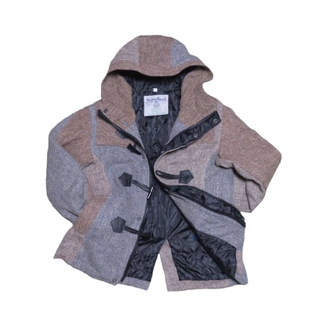Harris Tweed(ハリスツイード) クレージーパターンダッフルコート
