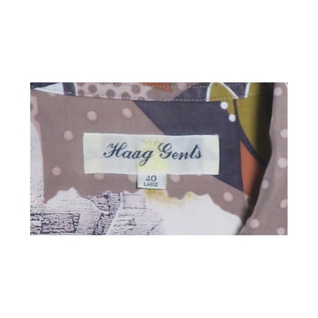 Haag Gents(ハーグジェンツ) オープンカラーシャツ