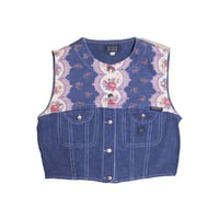 『レディース』CHEVIGNON(シェビニオン) 花柄ベスト ジレ