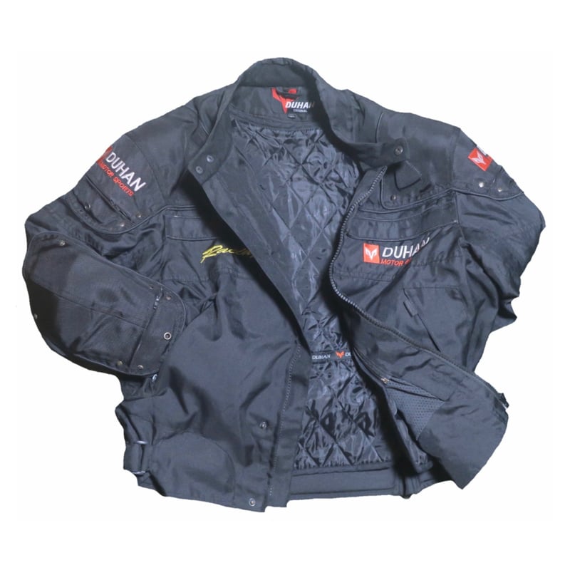 DUHAN ドゥーハン ライダース ジャケット M 肘と肩にプロテクター 美品 DUHAN(ドゥーハン) ライダースジャケット | 少しマニアックな古着の