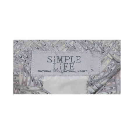 SiMPLE LiFE(シンプルライフ) 総柄シャツ