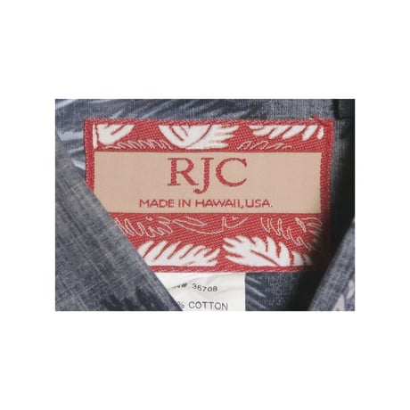RJC(ロバート.J.クランシー) アロハシャツ