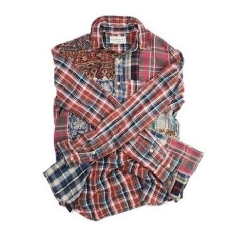 DENIM&SUPPLY Ralph Lauren(デニムアンドサプライ ラルフローレン) パッチワークシャツ