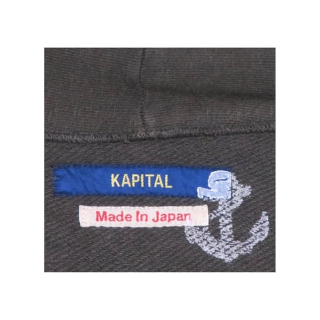 KAPITAL(キャピタル) アンカー刺繍パーカー