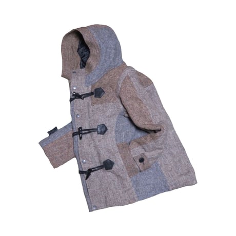 Harris Tweed(ハリスツイード) クレージーパターンダッフルコート