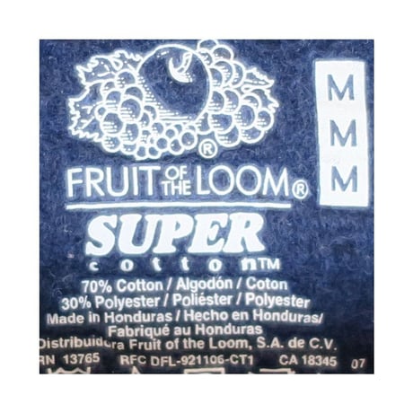 FRUIT OF THE LOOM(フルーツオブザルーム) スウェット