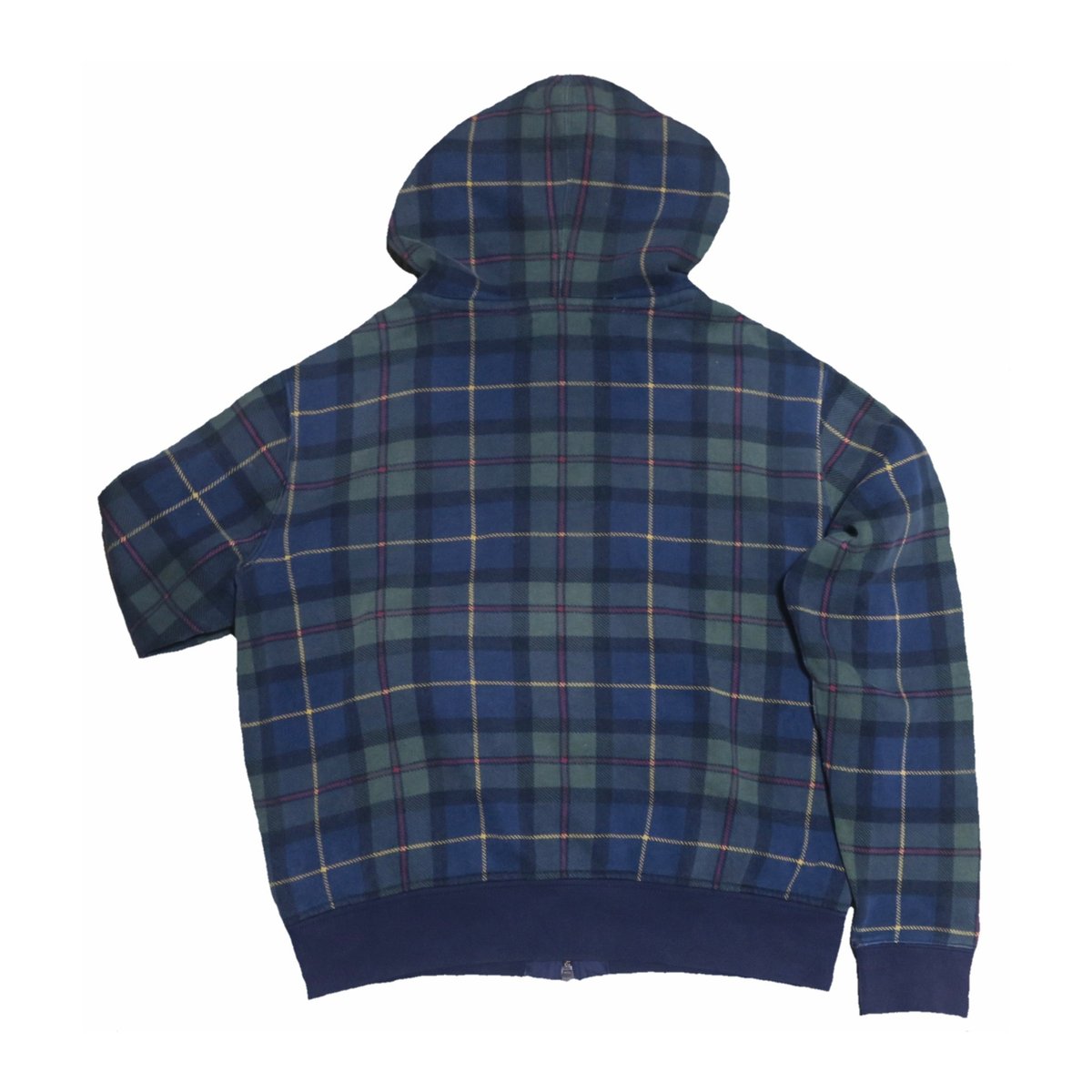 Polo by Ralph Lauren チェック柄パーカー S Polo by Ralph Lauren チェック柄フルジップパーカー レッド L
