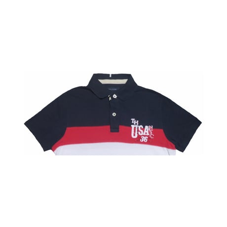 TOMMY HILFIGER(トミーヒルフィガー) トリコロールポロシャツ