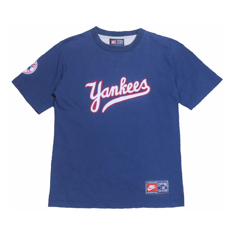 超美中古 NIKE ベースボールシャツ NY YANKEES LARGE 超美中古 NIKE