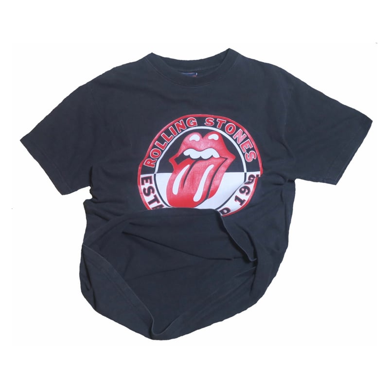 ローリングストーンズ　ツアー　Tシャツ　ブラック　ロック　Lサイズ　ビンテージ VINTAGE(ヴィンテージ) 02's The Rolling Stones BAND T-SHIRT