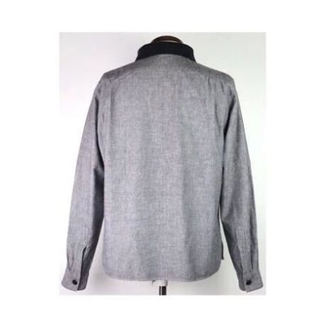 MHL(エムエイチエル)ブラックシャンブレーシャツ