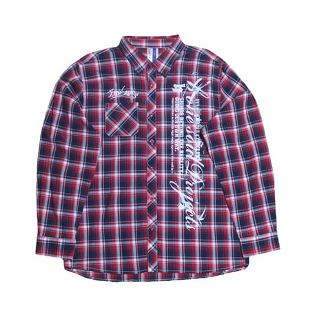 b-one-soul Projects チェック柄シャツ