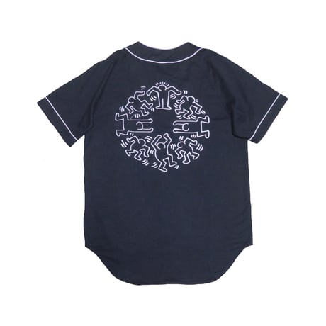 Keith Haring/BROWNY(キースへリング/ブラウニー) ベースボールシャツ