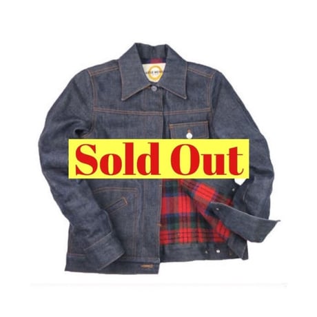 『レディース』MASSE MENSCH/HARRIS TWEED(マッセメンシュ/ハリスツイード) デニムジャケット