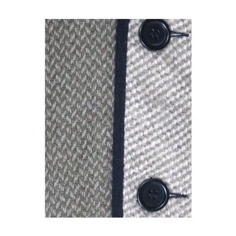Harris Tweed(ハリスツイード)ツイードアシンメトリー ジャケット