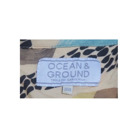 OCEAN＆GROUND(オーシャンアンドグランド) レーヨンシャツ